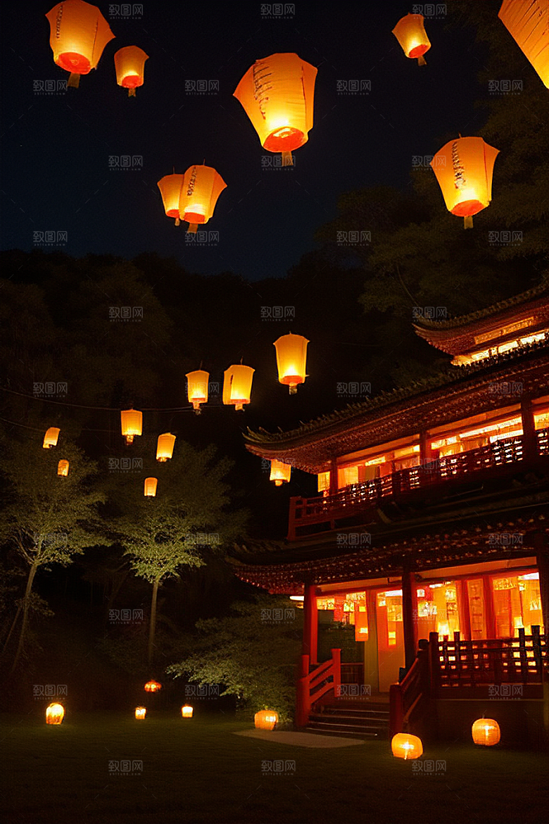 孔明灯祈福与信仰