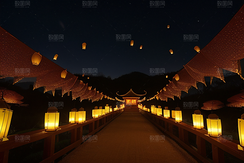 孔明灯祈福与信仰