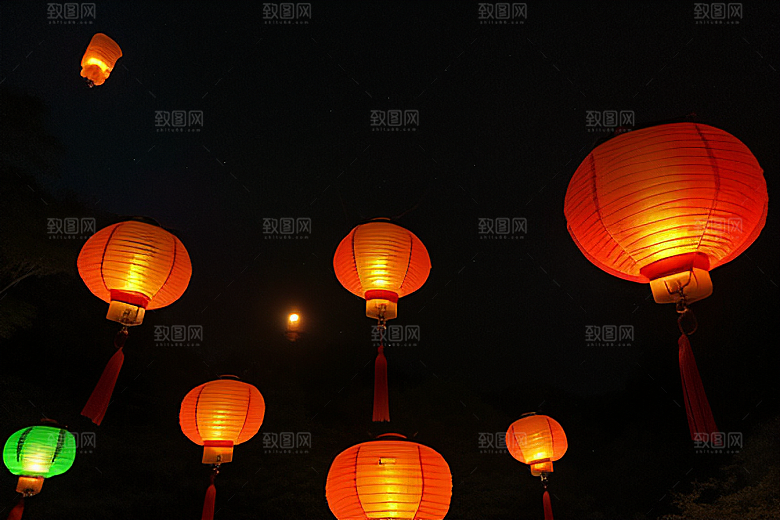 孔明灯祈福的诗词歌赋
