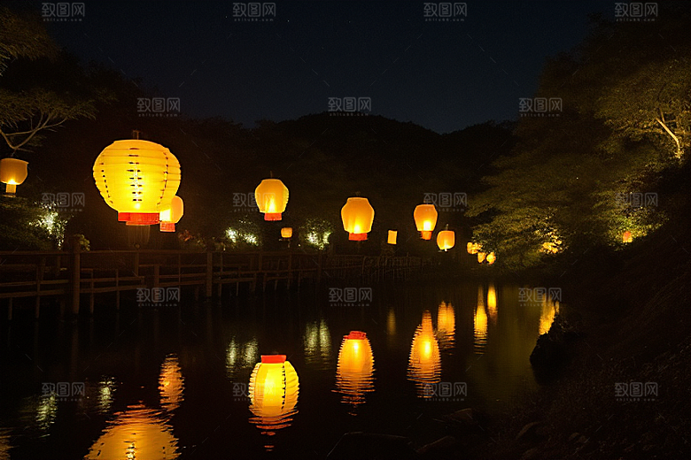 孔明灯祈福的诗词歌赋