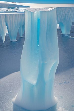 冰川与文化艺术的结合