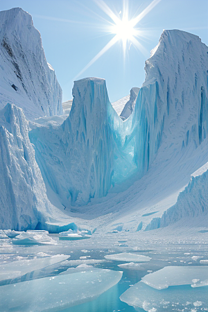 南极冰川的神秘传说