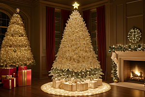 灯光圣诞树的环保理念
