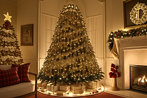 灯光圣诞树的环保理念
