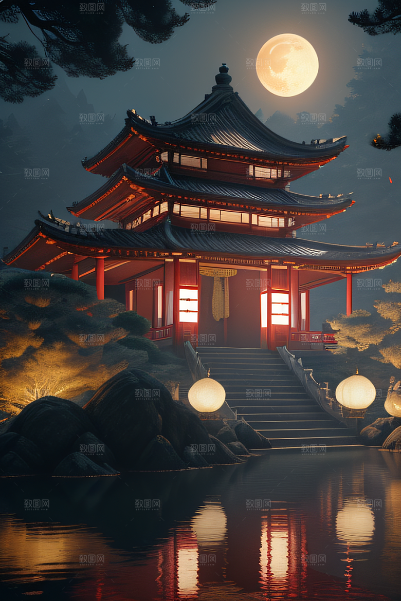 神秘古国超宽视角感受中国古风