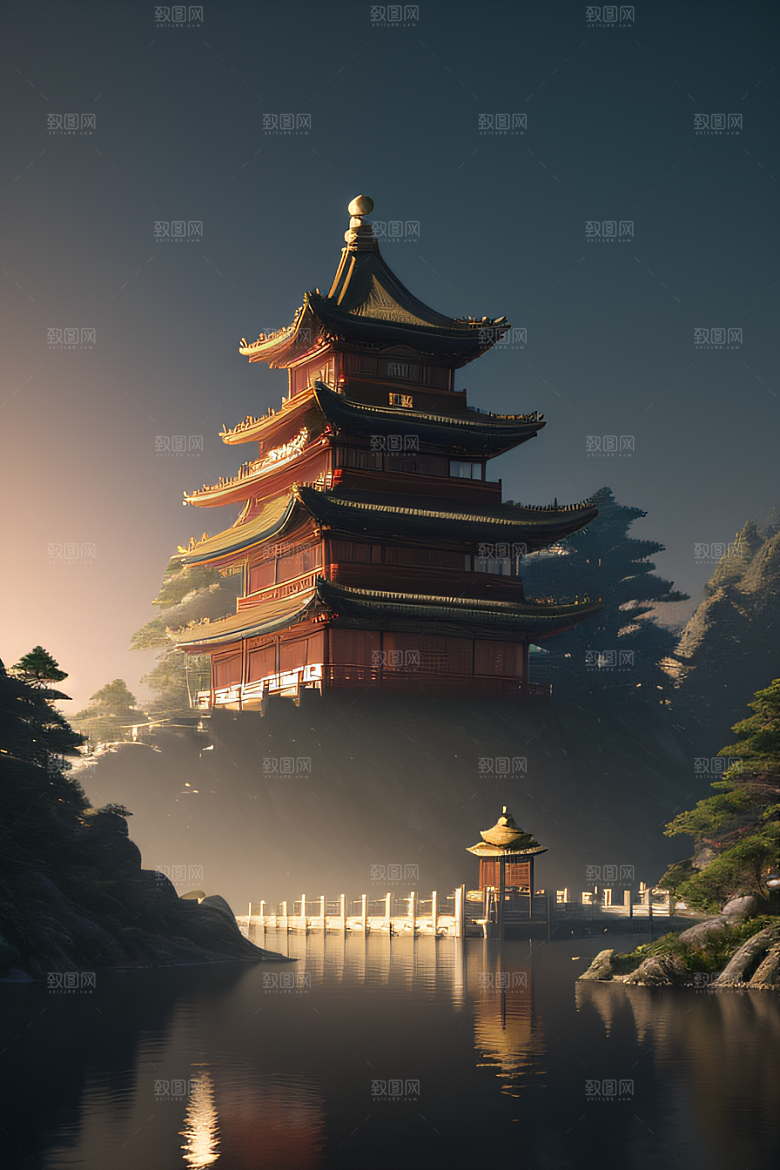 神秘古国超宽视角感受中国古风
