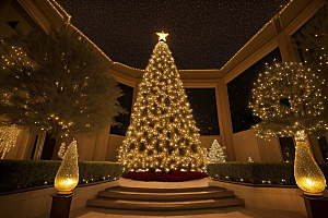 灯光圣诞树的制作工艺