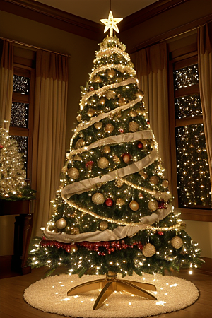 灯光圣诞树的制作工艺