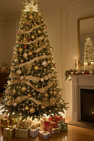 圣诞树的灯光设计