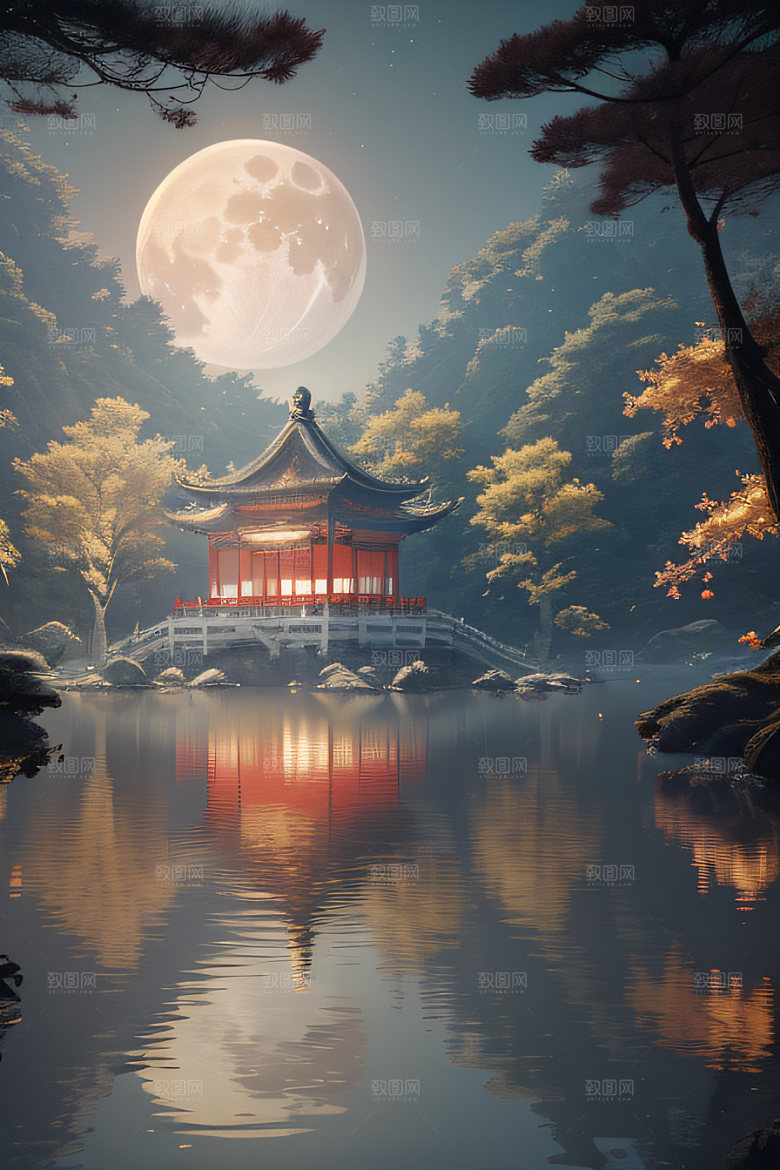 古风画卷醉人美景如诗如画