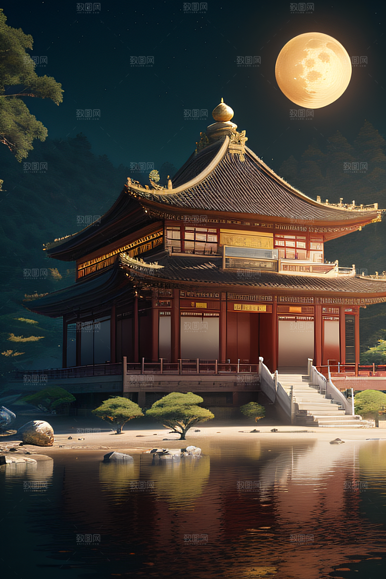古风画卷醉人美景如诗如画