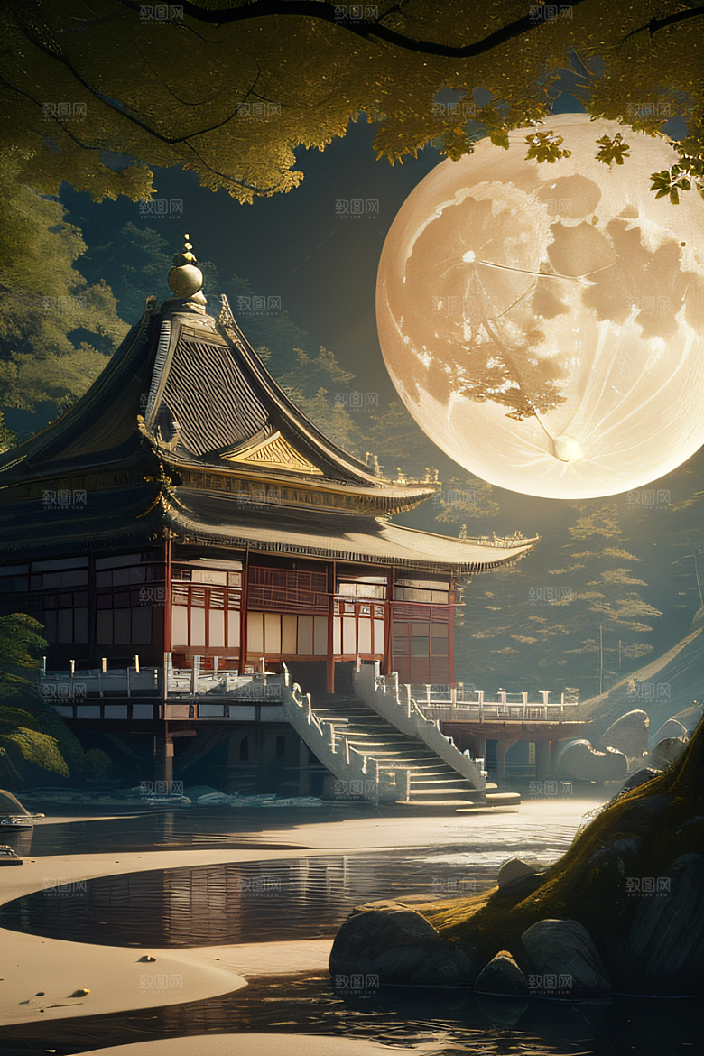 古风画卷醉人美景如诗如画