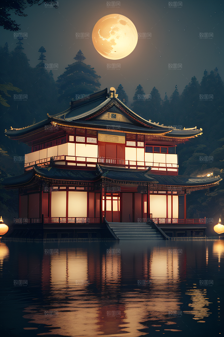 古风画卷醉人美景如诗如画