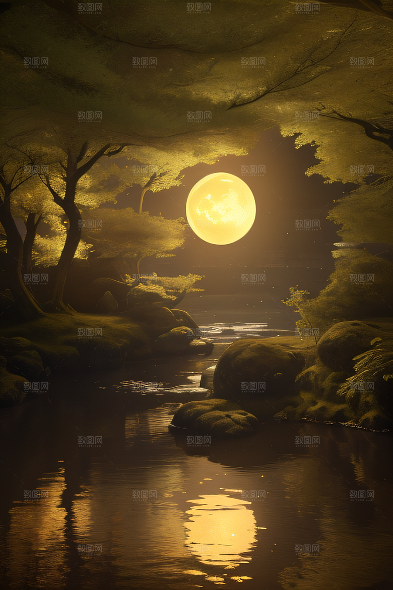 美丽宫殿柔和光芒温馨如梦