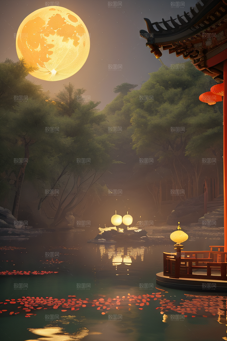 超清8K画面远观浮樱唯美如画