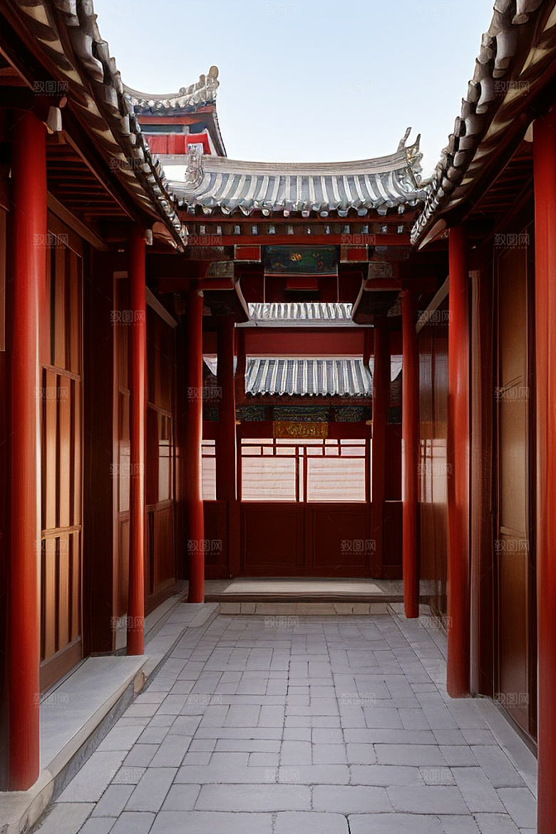 四合院的田园装修风格