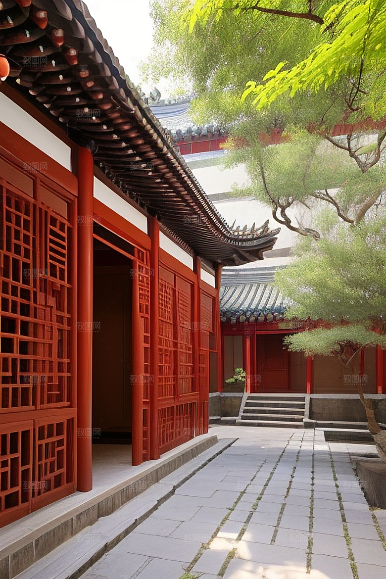 四合院的复古装修风格