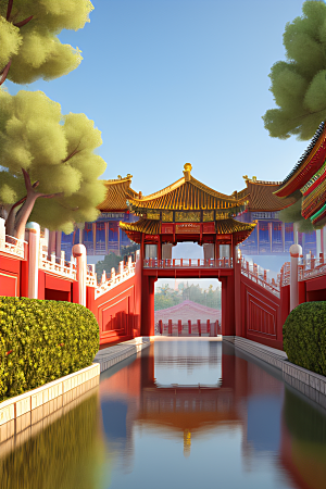 天宫童话迷人可爱的场景呈现