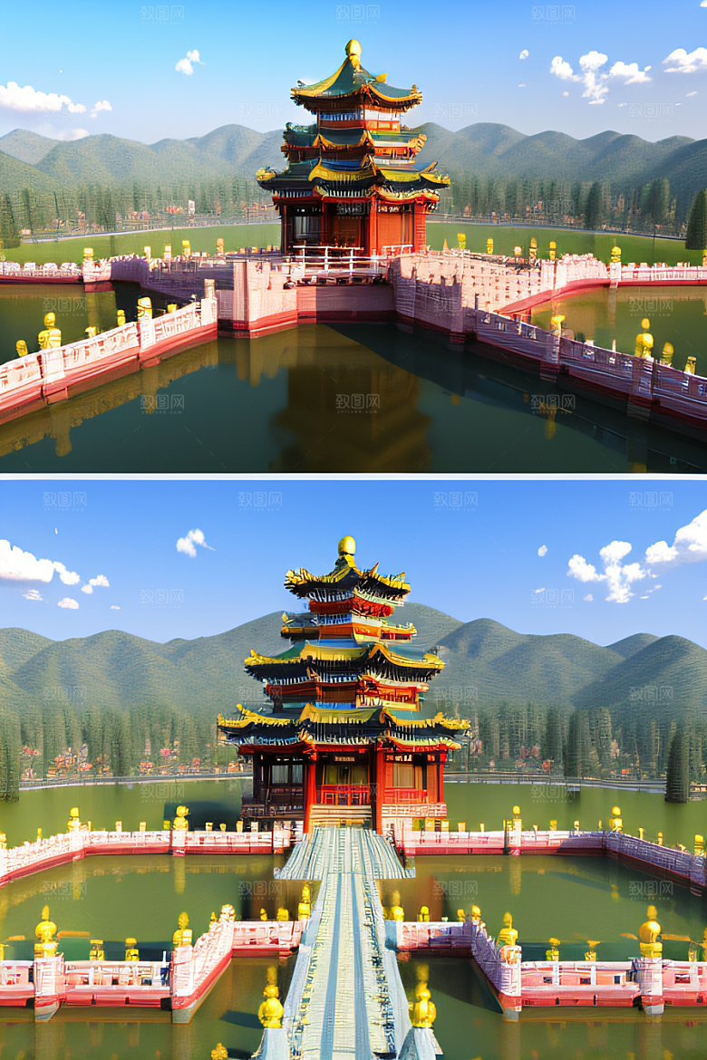 天宫奇幻令人心动的可爱场景