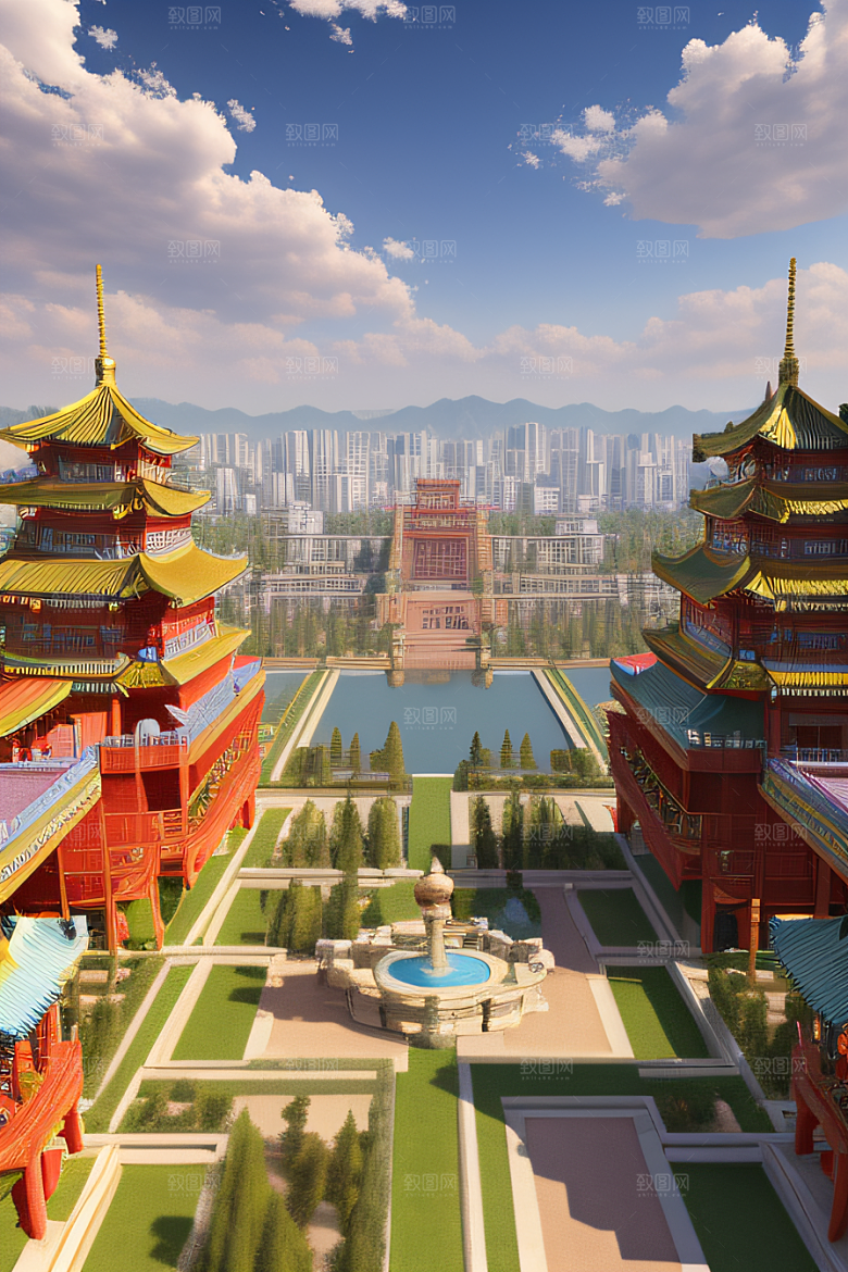 天宫奇幻令人心动的可爱场景