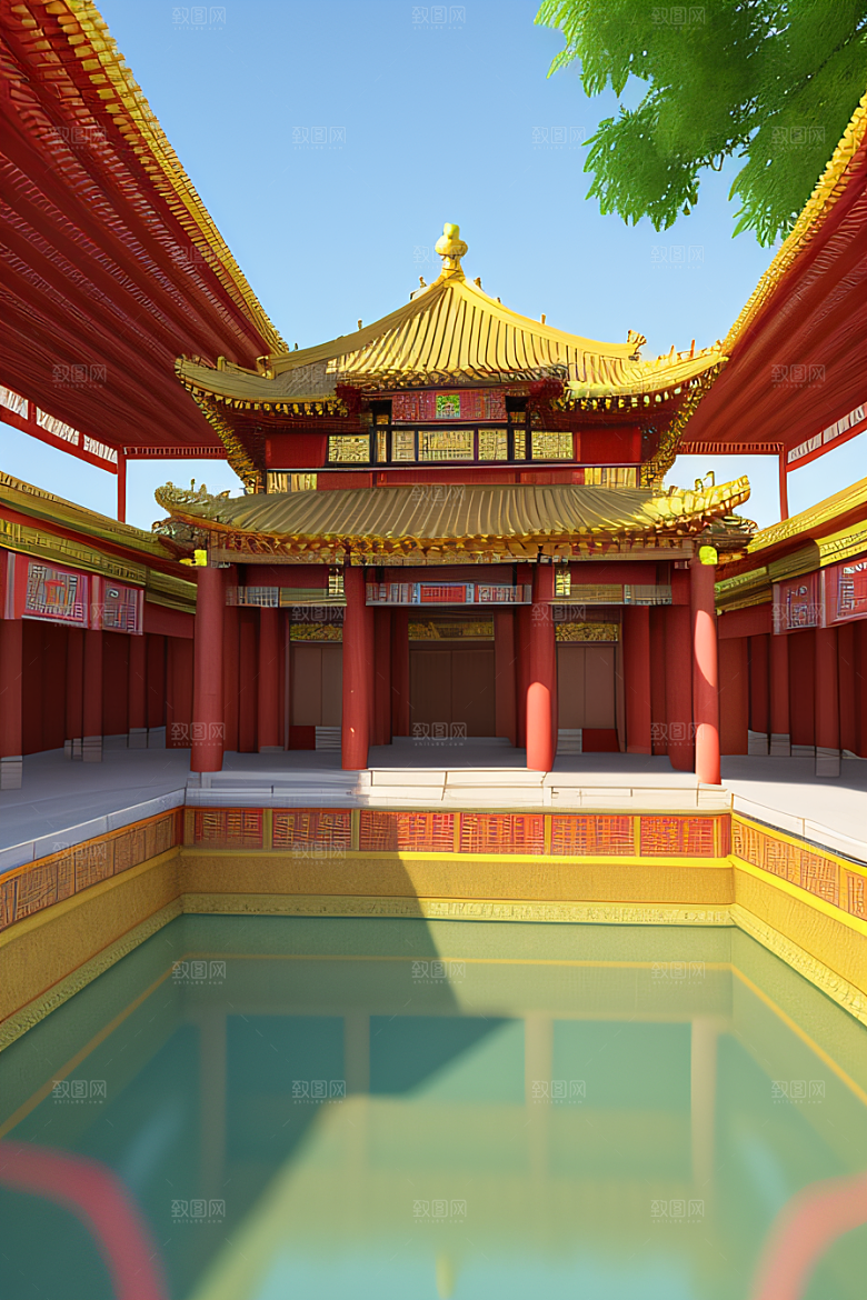 天宫乐园迷人可爱的场景