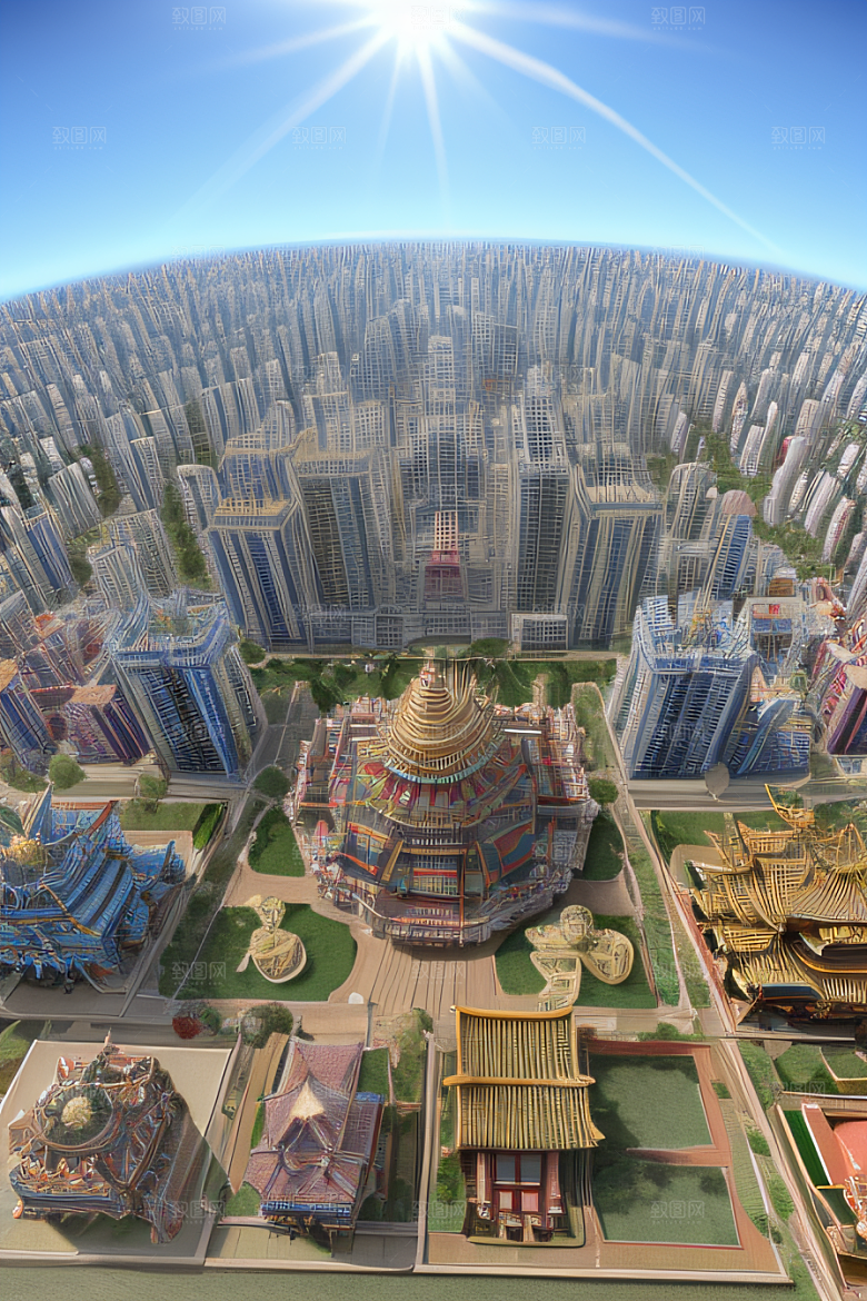 天宫乐园迷人可爱的场景