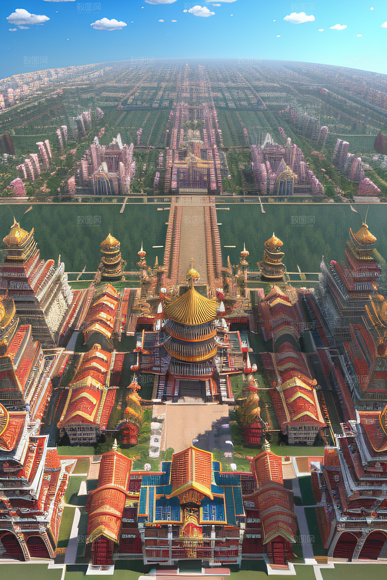 心动乐园迷人的天宫场景