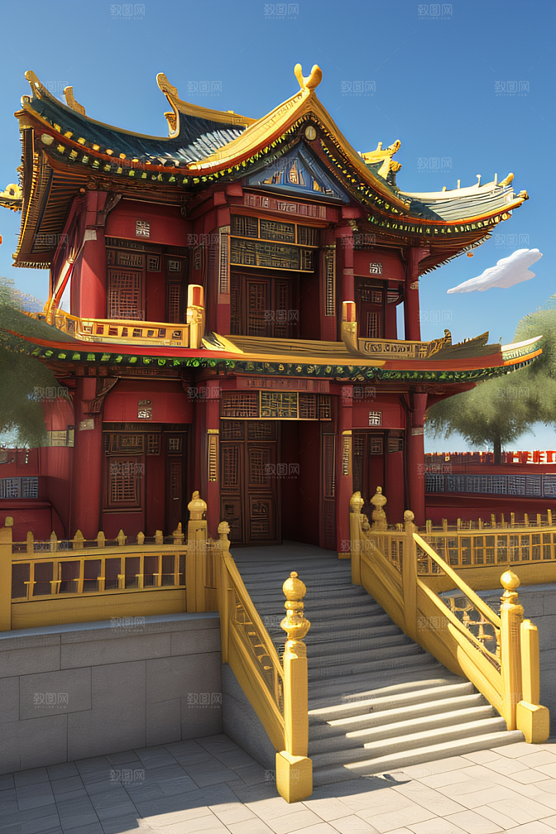 心动乐园迷人的天宫场景