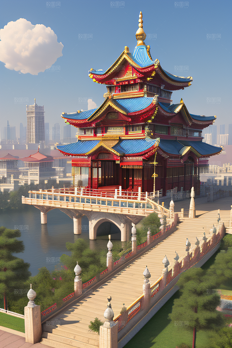 天宫童话迷人可爱的场景呈现