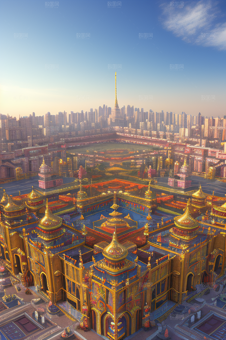 天宫乐园迷人可爱的场景