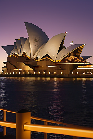 远看悉尼歌剧院的旅游魅力