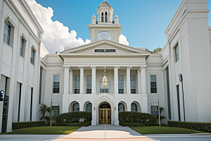 佛罗里达法院大楼法治的标志