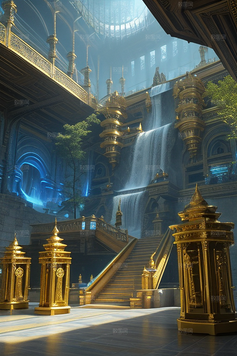 神秘量子宫殿揭示幻想建筑之魅力