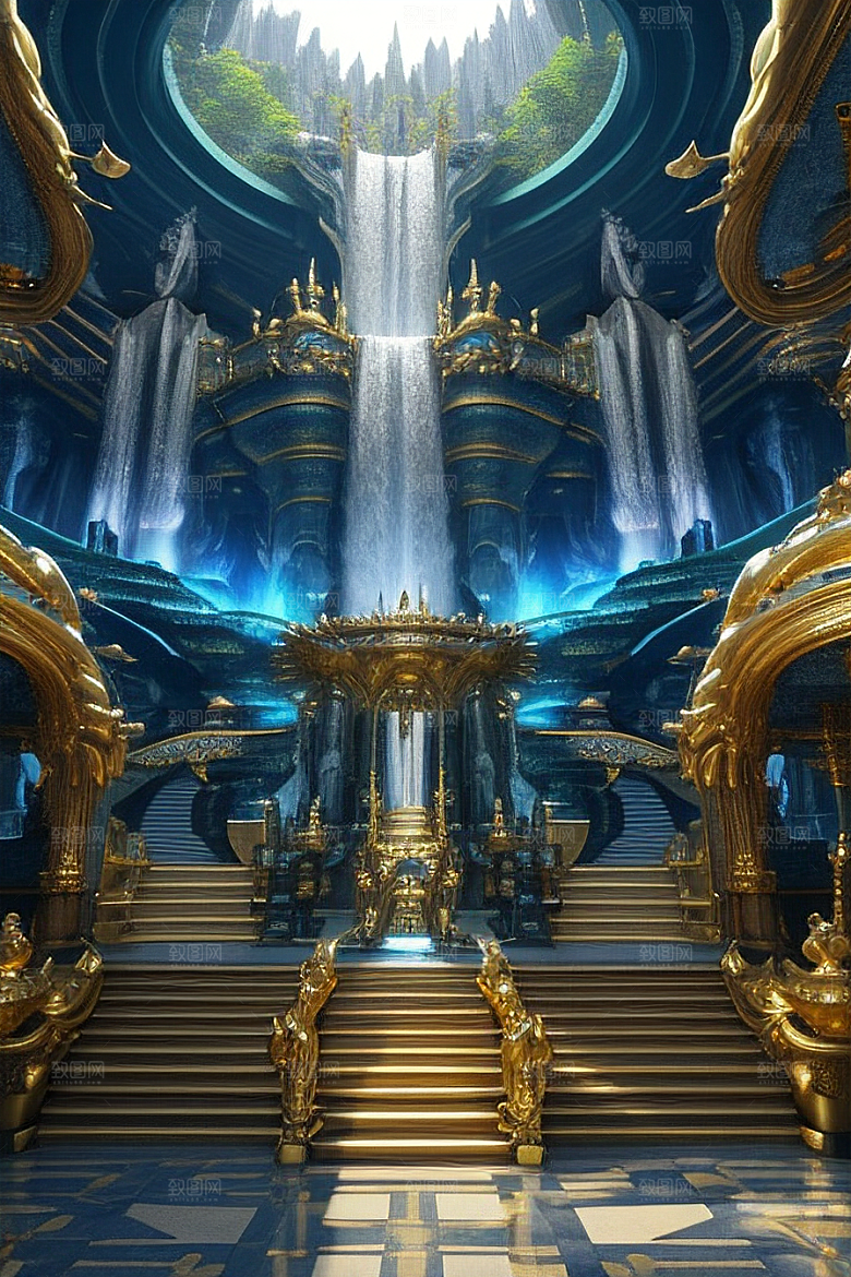 神秘量子宫殿揭示幻想建筑之魅力