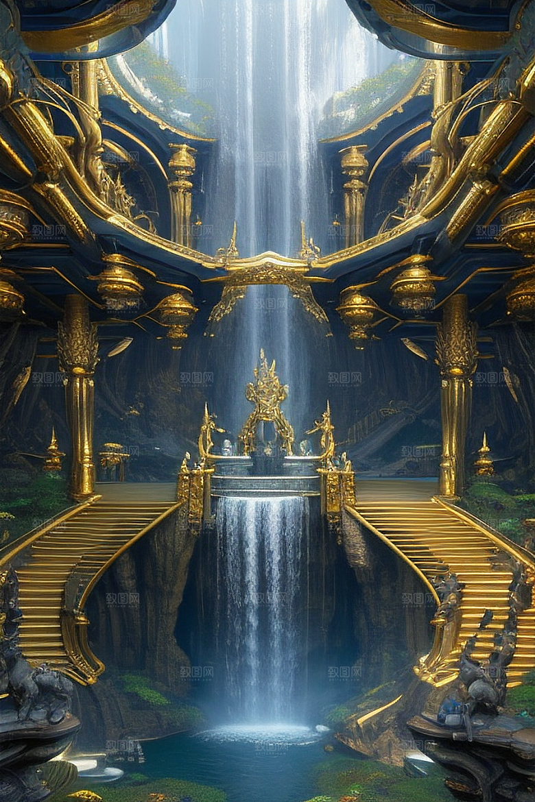 视觉盛宴身临其境奇幻宫殿之美