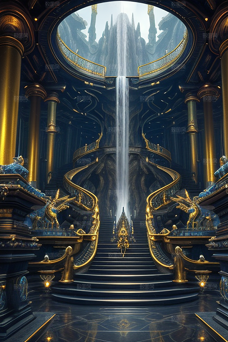 神秘量子宫殿揭示幻想建筑之魅力