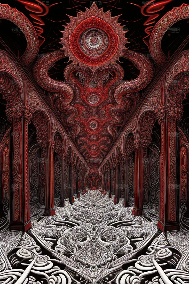 神之花园分形艺术的神秘乐园