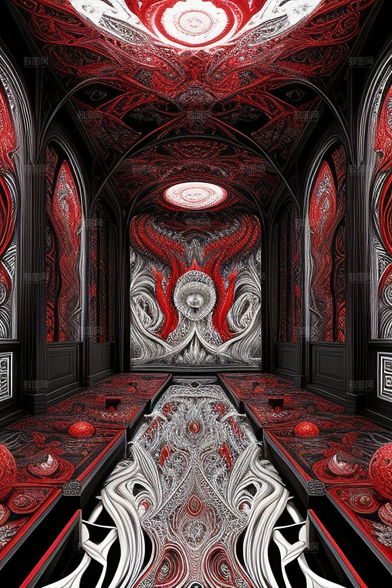 红色幻想宫殿神圣花园