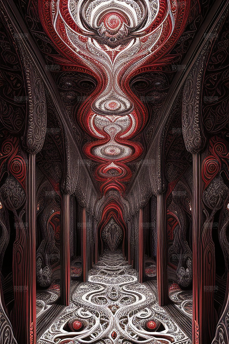 红色幻想宫殿神圣花园
