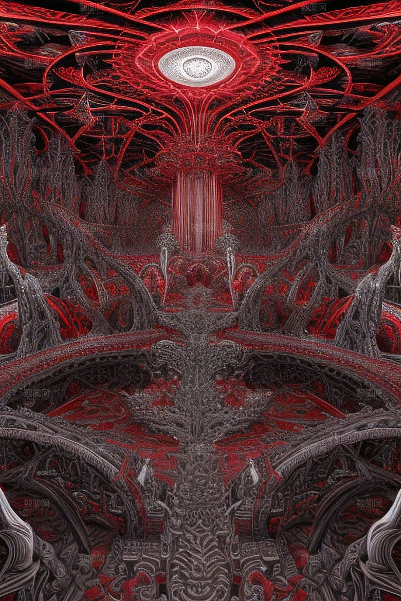梦幻细节分形艺术的超现实之旅