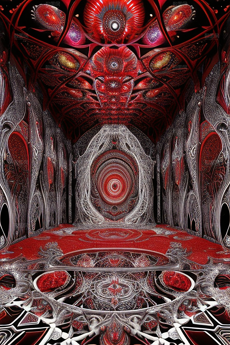 神之花园分形艺术的神秘乐园