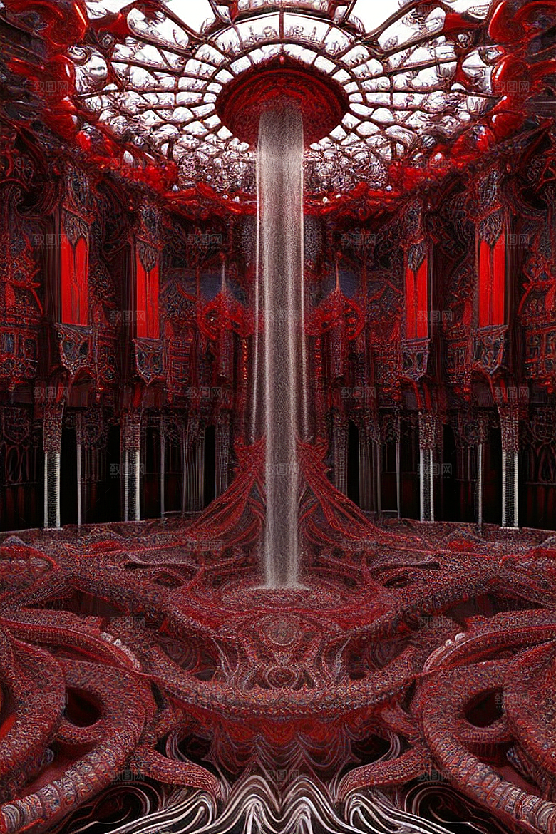 神之花园分形艺术的神秘乐园
