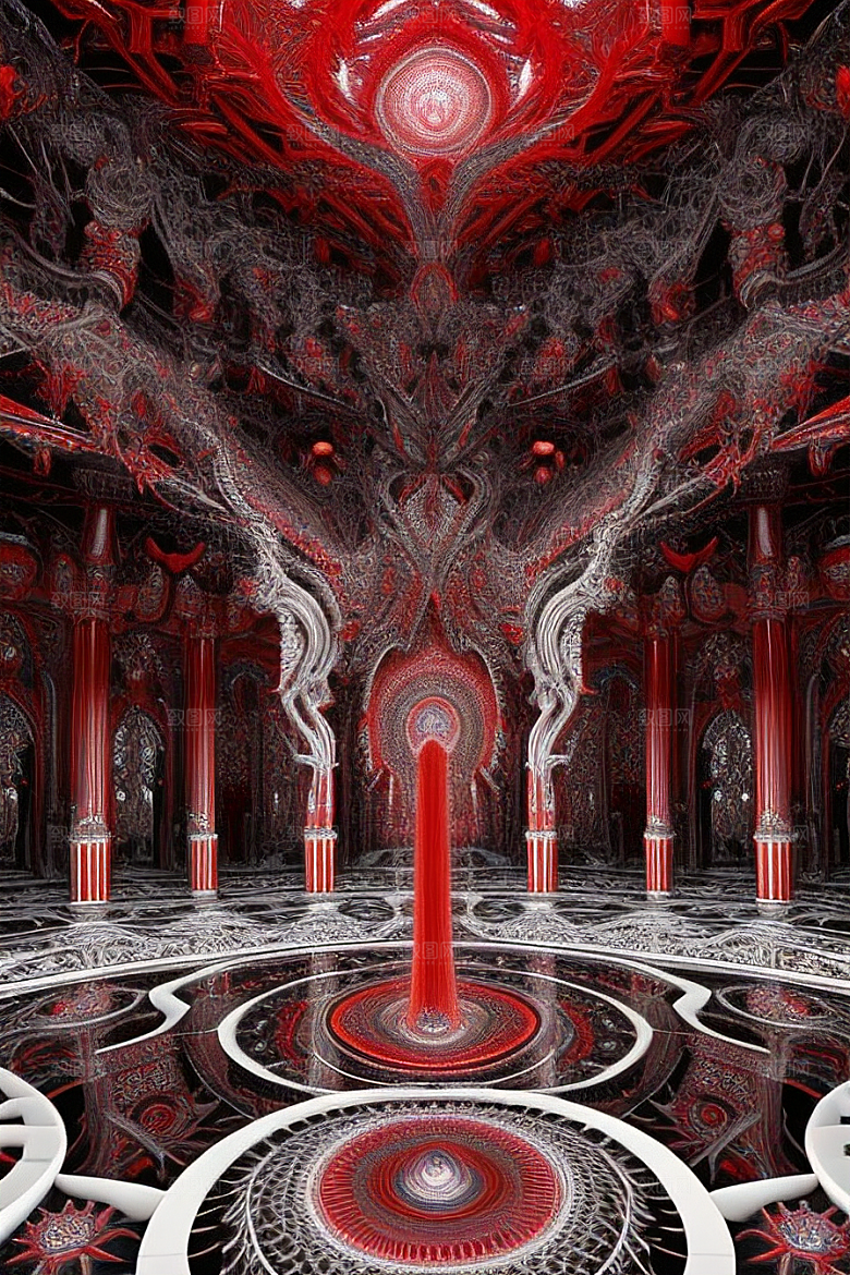 神之花园分形艺术的神秘乐园