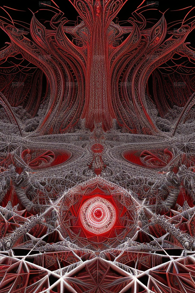 神之花园分形艺术的神秘乐园