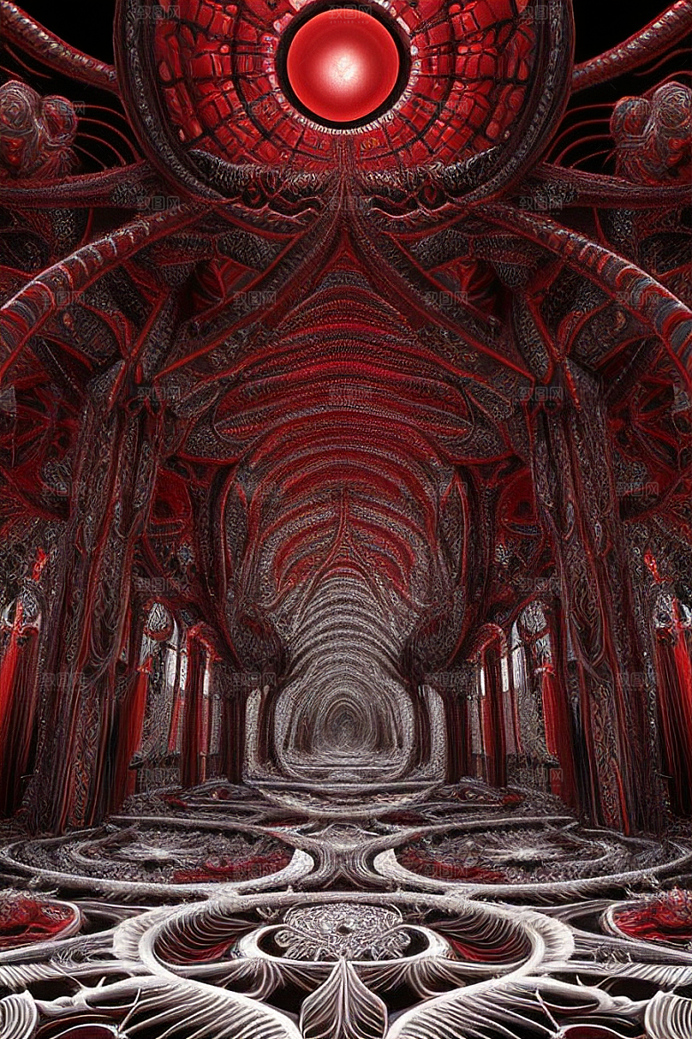 神之花园分形艺术的神秘乐园