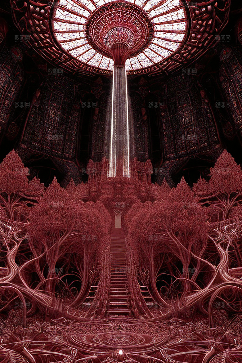 红色幻想宫殿神圣花园