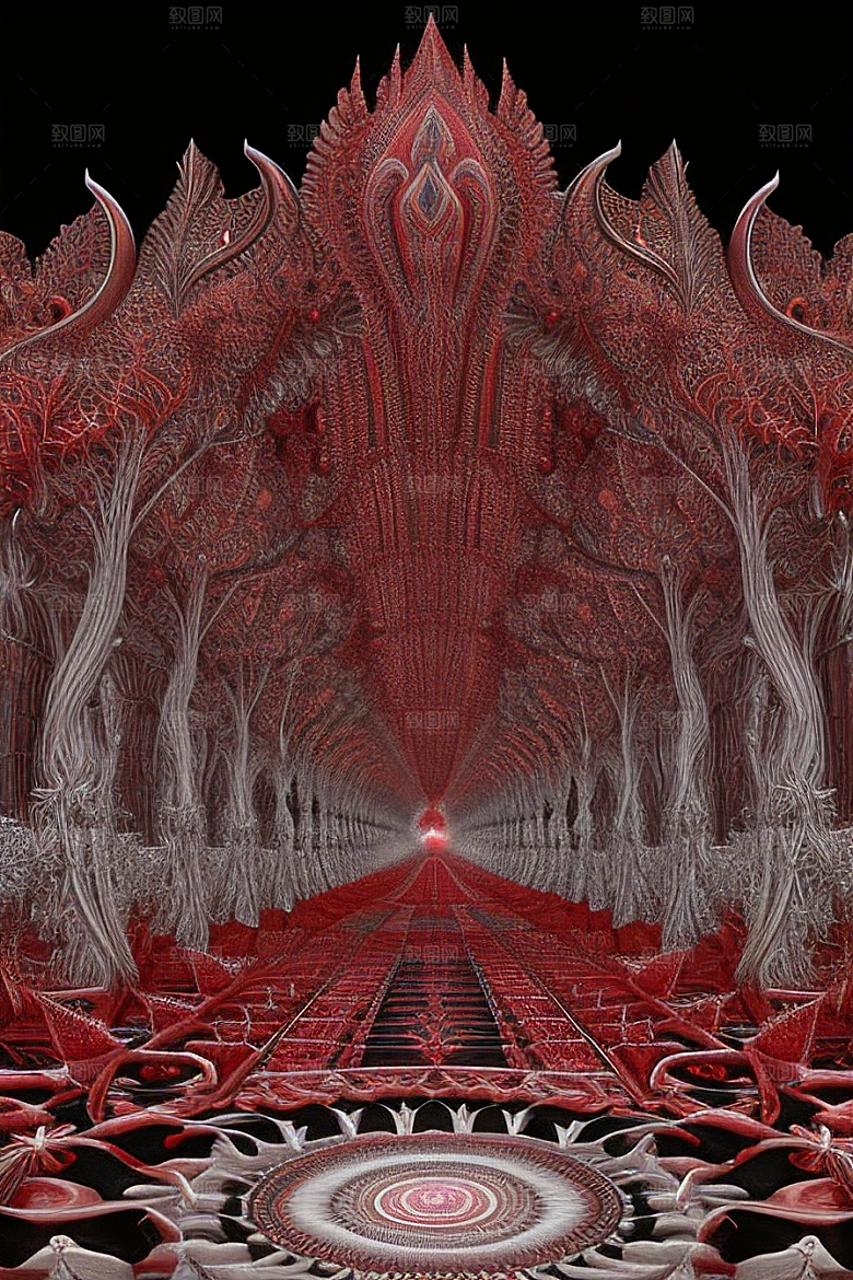 红色幻想宫殿神圣花园