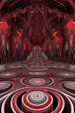 红色幻想宫殿神圣花园