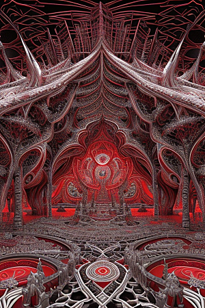 红色幻想宫殿神圣花园