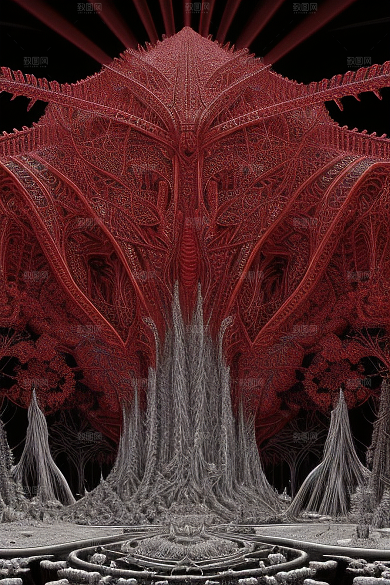 红色幻想宫殿神圣花园